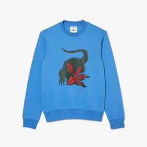 LACOSTE X NETFLIX STRANGER THINGS FLEECE SWEATSHIRT